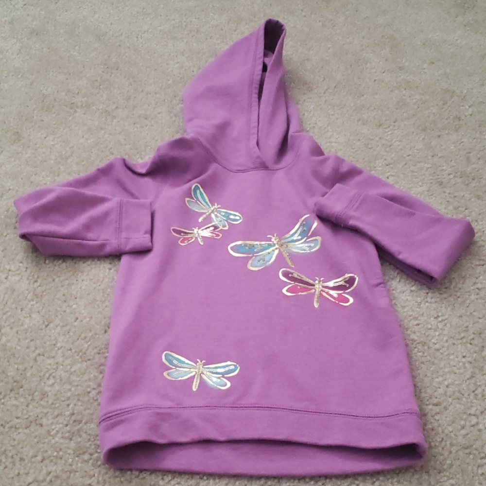 Girls Dragonfly Hoodie